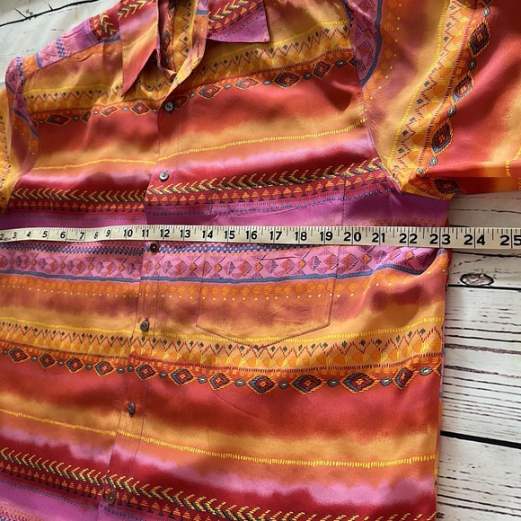 Silk Club Striped camp shirt - Picture 7 of 9